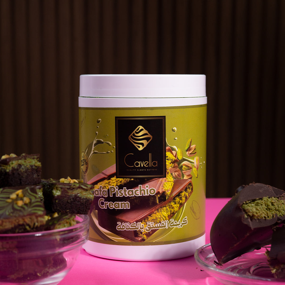 Cavella Kunafa Pistachio Cream 1KG