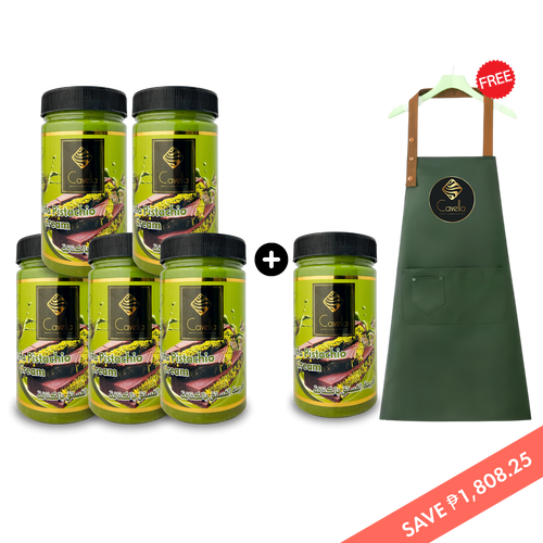 Cavella Kunafa Pistachio Spread Cream 300g 5+1 FREE APRON