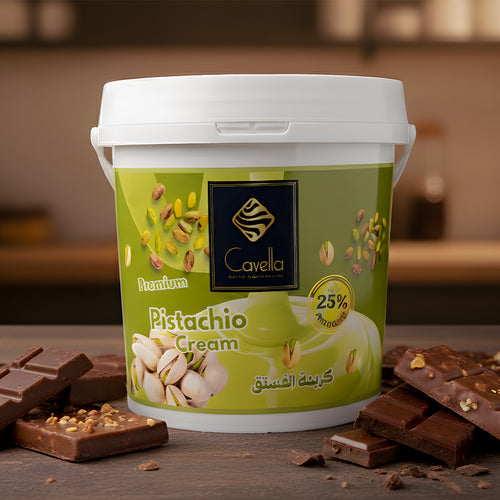 Cavella Pistachio spread Cream 25% - 5kg