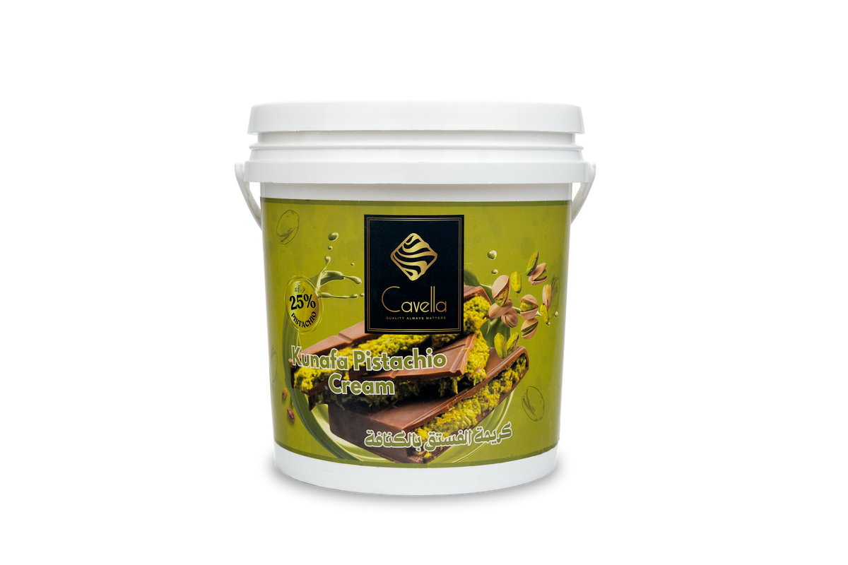 Cavella Kunafa Pistachio Cream 5KG